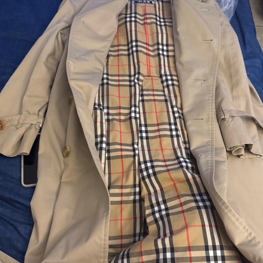 Burberry Tan Trench Coat Iconic Design